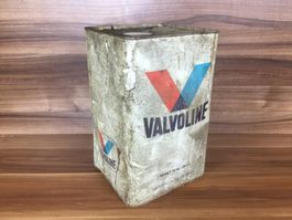 Gebrauchte alte Blech Öl Kanne  Valvoline