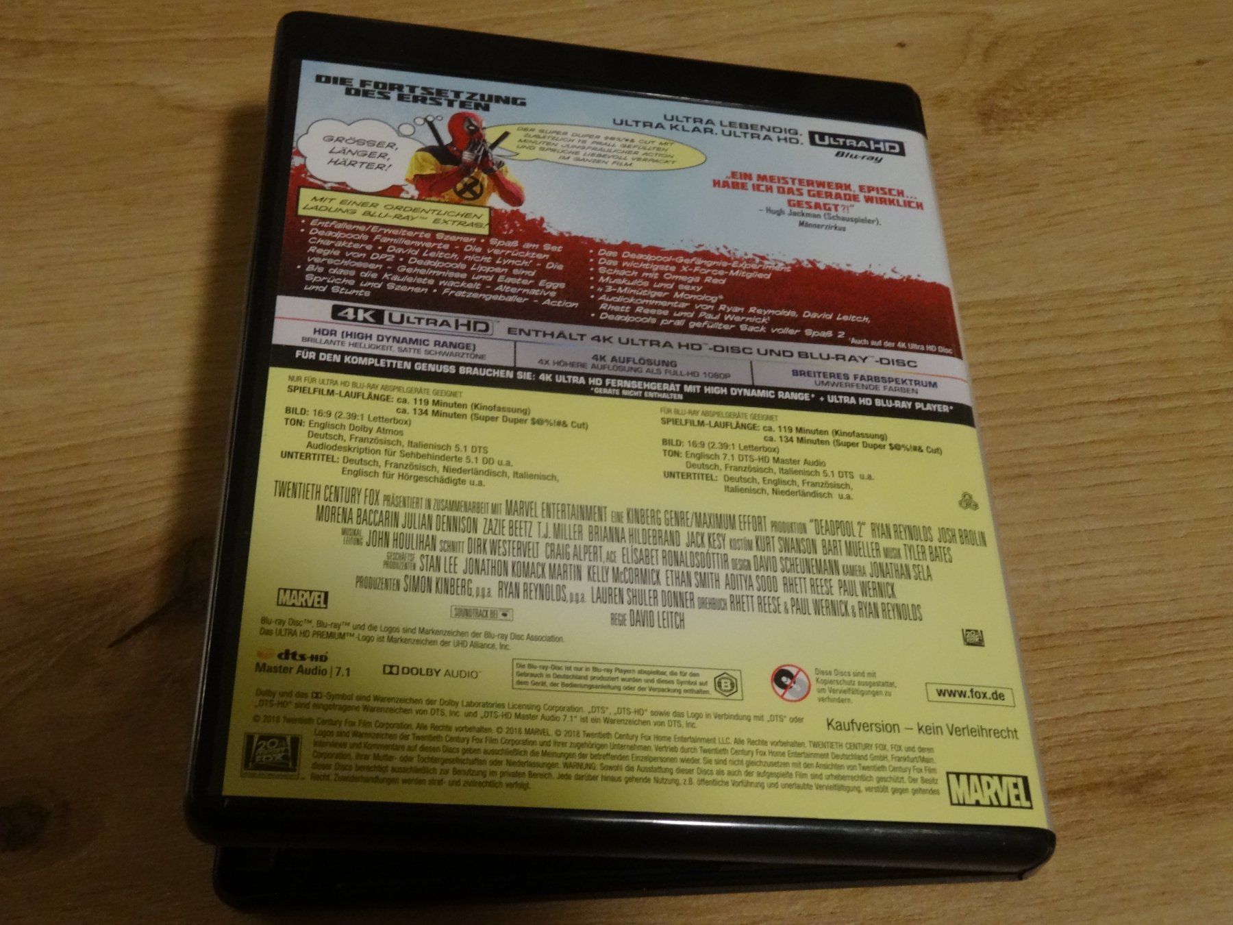 Tous les DVDs: Deadpool 2 Super Duper Cut 4K UHD Blu-ray – D'occasion à Olten par Disc-Verkauf 3