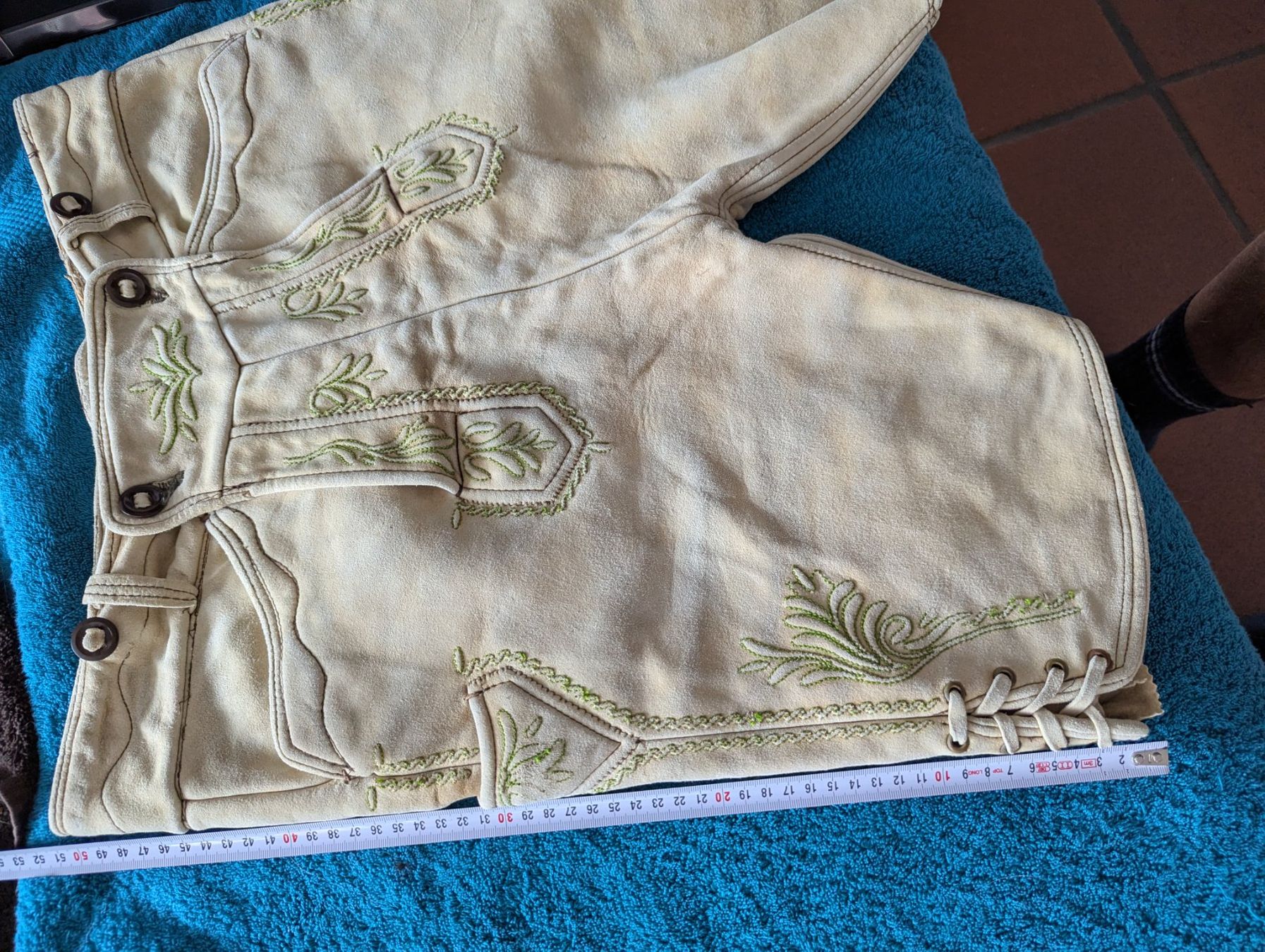 Hosen: Lederhose Hirschleder hell – Gebraucht aus Dielsdorf von Noga1 1