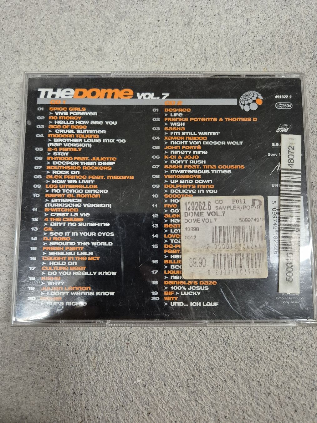 CD: The DOME CD's – Usato da Känerkinden venduto da melbaumg 1