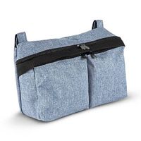 Bugaboo Organizer, Kinderwagen Tasche blue melange NEU