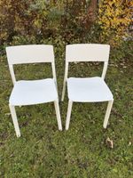 Stühle Plastik weiss 2 Stück