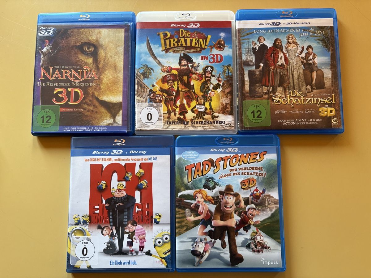 Tutti i DVDs: 5 BLU-RAY Filme zu einem Preis !!!! – Usato da Bauma venduto da vorsteg01