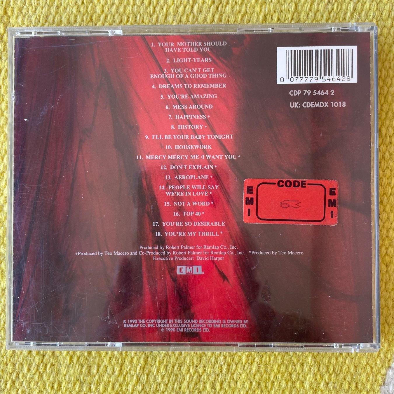CD: ROBERT PALMER-DON‘T EXPLAIN – Usato da Rorschacherberg venduto da CD-Roli 1
