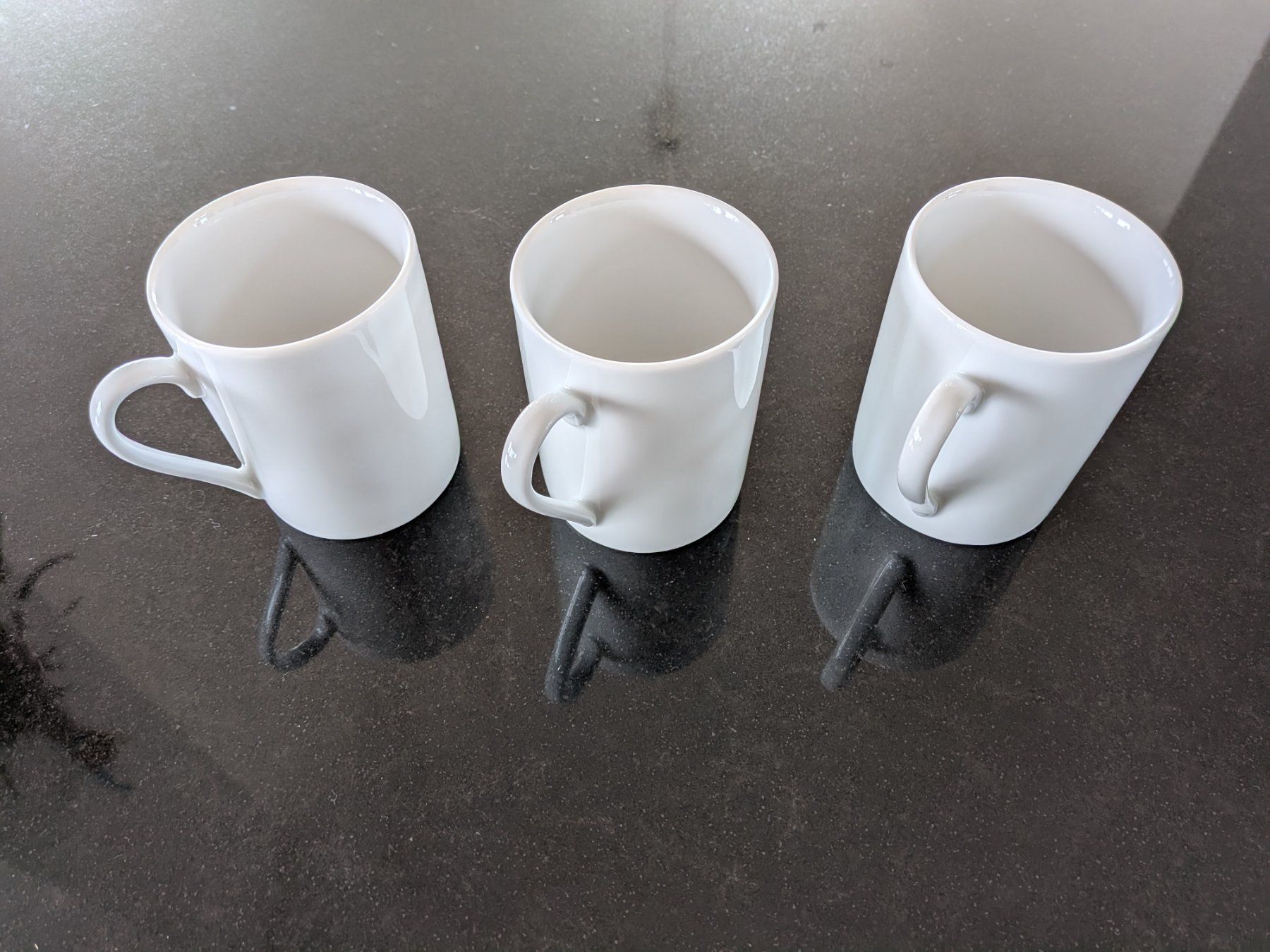 Migros Tazze: 3er-Set Tassen, weiss, 250 ml – Usato da Zürich venduto da mel_tbf9