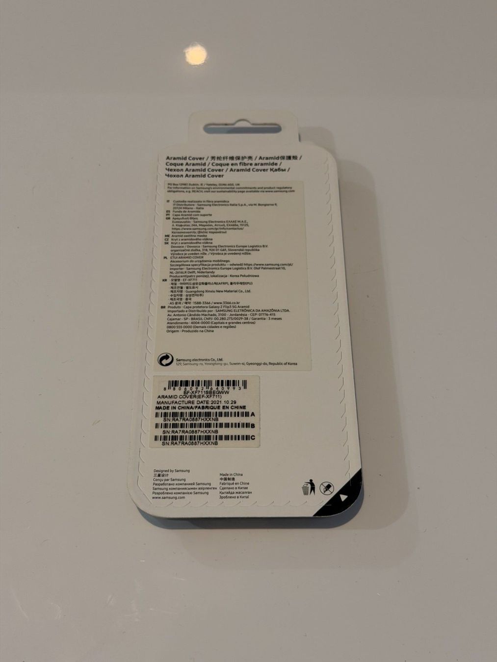 Samsung Cover & Protezioni schermo: Samsung Galaxy Z flip 3 cover – Nuovo e nell'imballaggio originale da Yverdon-les-Bains venduto da AVRS.CH 1