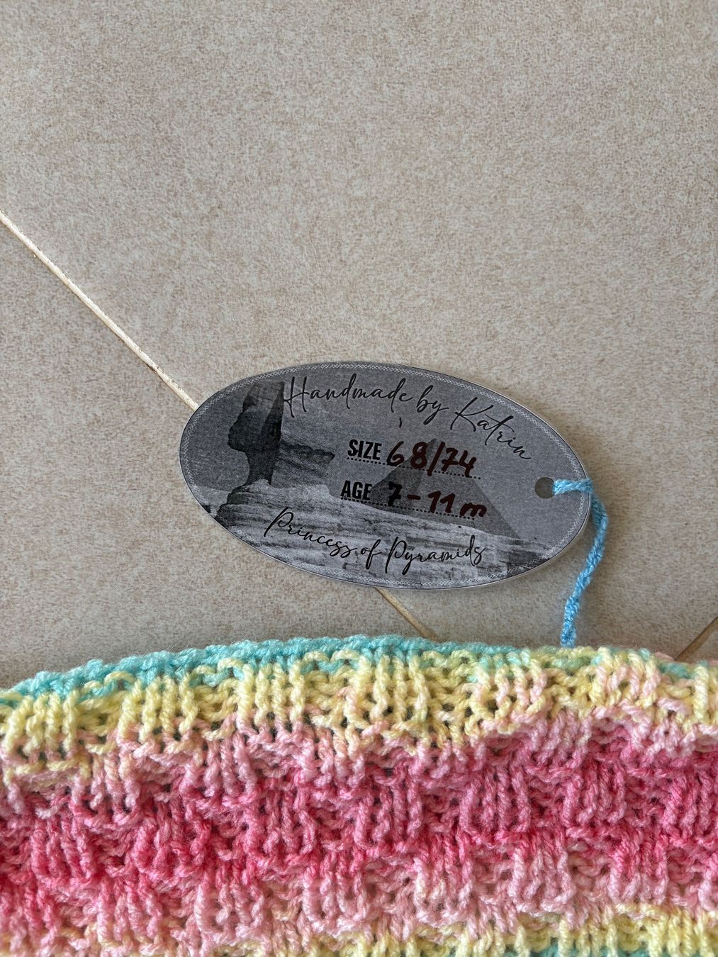 Pullover & Sweatshirts: Kinder Pullover handgemacht Grösse 68/74 Mehrfarbig – Neu und originalverpackt aus Basel von Tierschutz-Flohmi 2