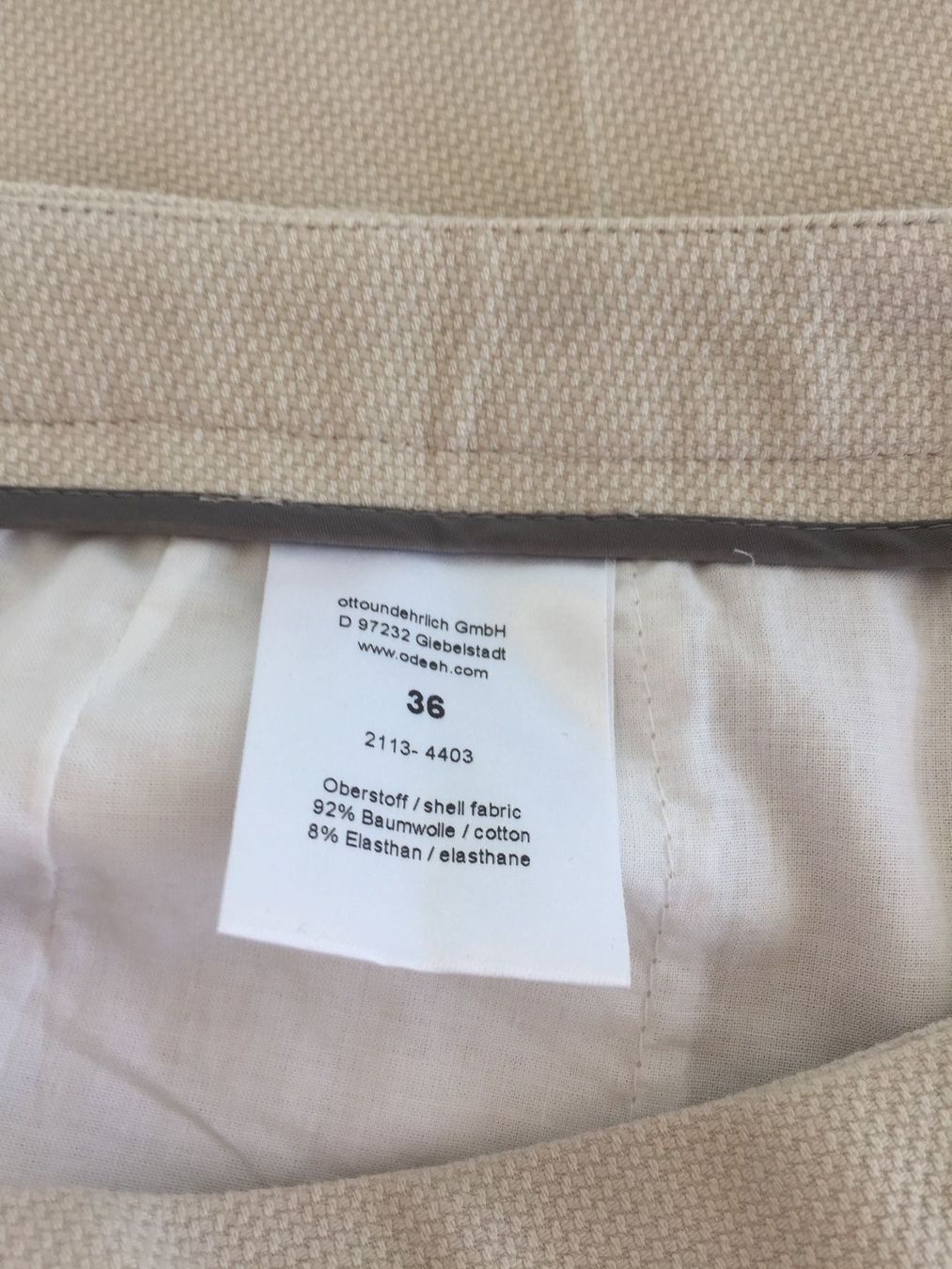Pantaloni: NEU: ODEEH Damen Hose Gr. 36 – Nuovo (secondo la descrizione) da Lachen venduto da mar_ox 5