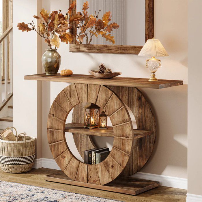 Tavoli: Konsolentisch 105cm Runddesign 3 Ebenen – Nuovo e nell'imballaggio originale da Gretzenbach venduto da Genfi-Shop 6