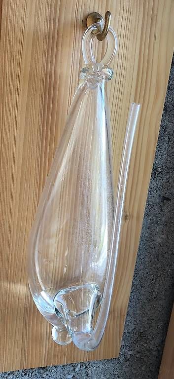 Sonstige antike Technik & Geräte: Barometer aus Glas mundgeblasen – Gebraucht aus Maladers von Ice 1