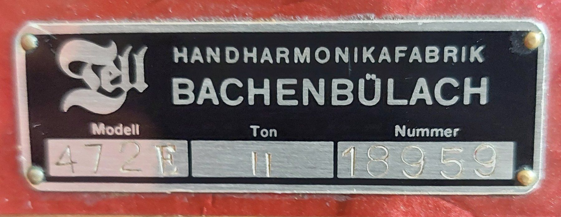 Strumenti musicali: Tell Handorgel – Usato da Schiers venduto da glu_7dqj 1