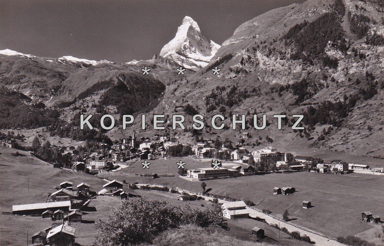 Cartoline postali: Zermatt mit Matterhorn /bo – Usato da Hombrechtikon venduto da Rudolf07