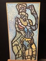 Gemälde "Los Amantes" von Molina, 1997, gerahmt, Kunst!