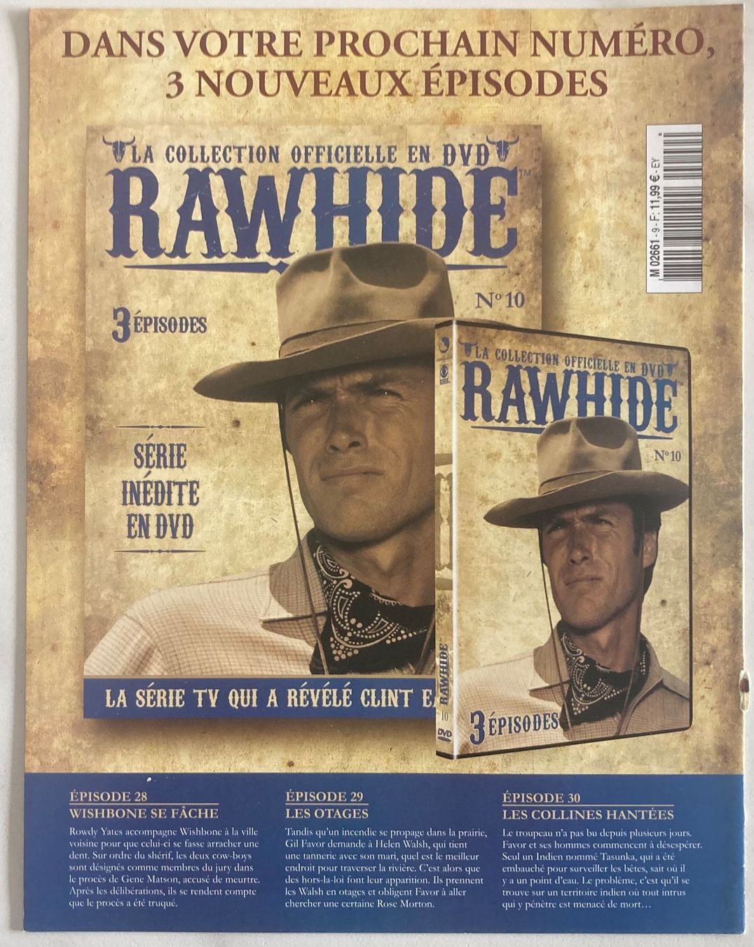 Tutti i DVDs: CLINT EASTWOOD - RAWHIDE N°9 – Usato da Poliez-Pittet venduto da Newtown-Records 2