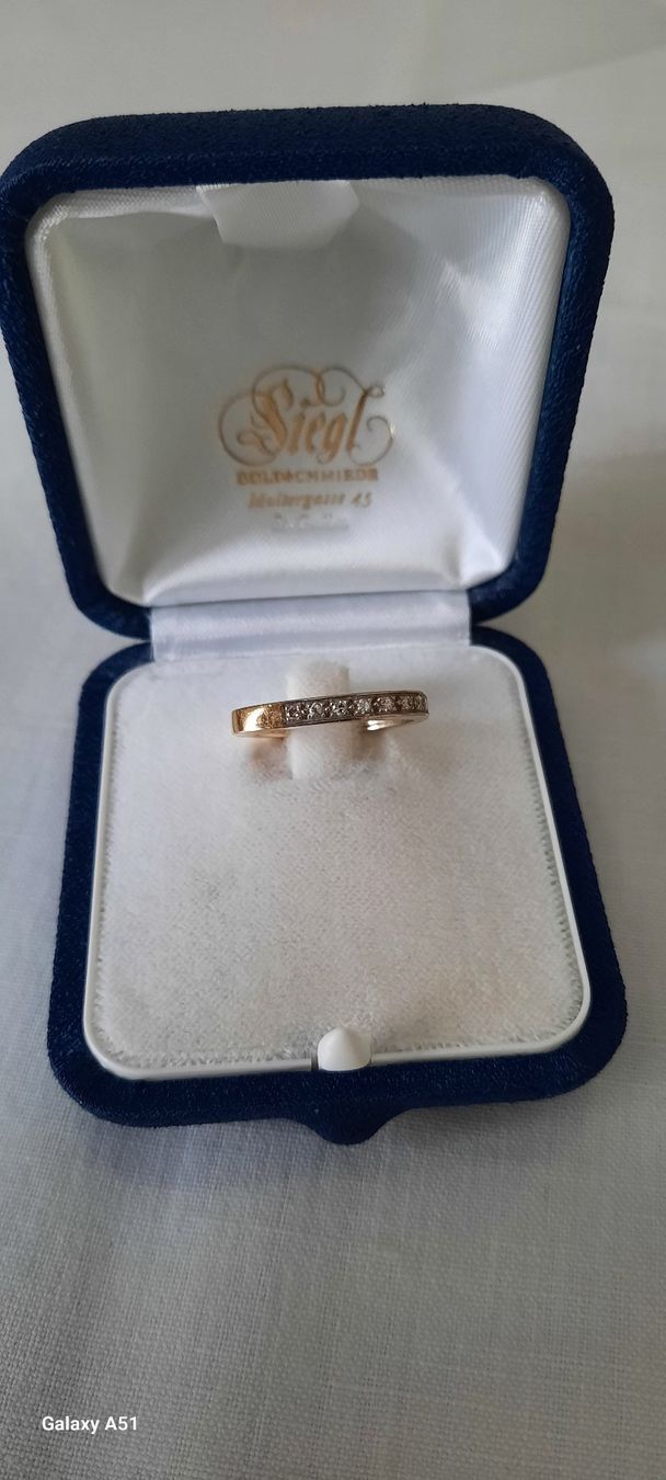 Anelli: Damen Ring Gelb - Weissgold – Nuovo (secondo la descrizione) da Degersheim venduto da chatzgrau
