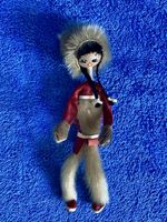 Eskimo Inuit Frau Seehund Frau Rückspiegel Oldtimer Leder