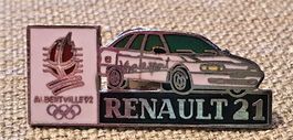 L832 - Pin Olympia Albertville 1992 Renault 21