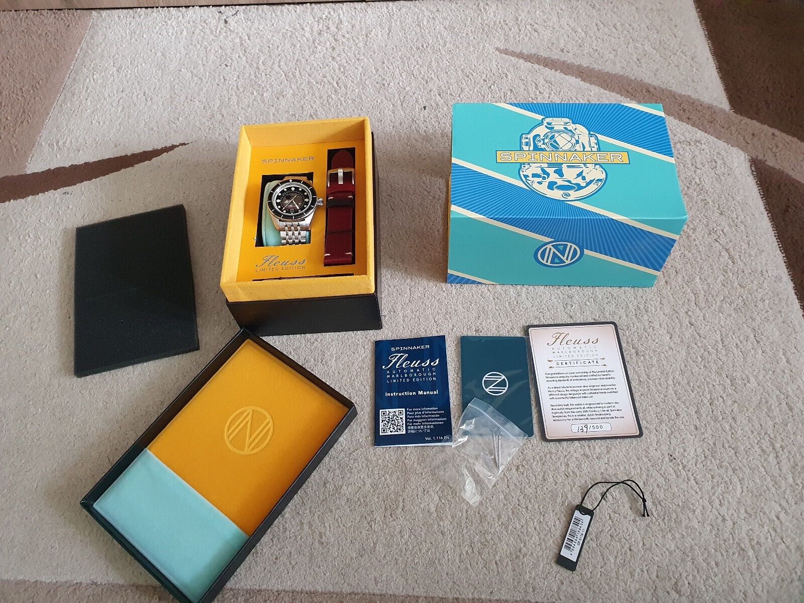 Spinnaker Orologi: Spinnaker Fleuss Automatic Limited Edition Armbanduhr Watch – Usato da Kriens venduto da Stoneground 2