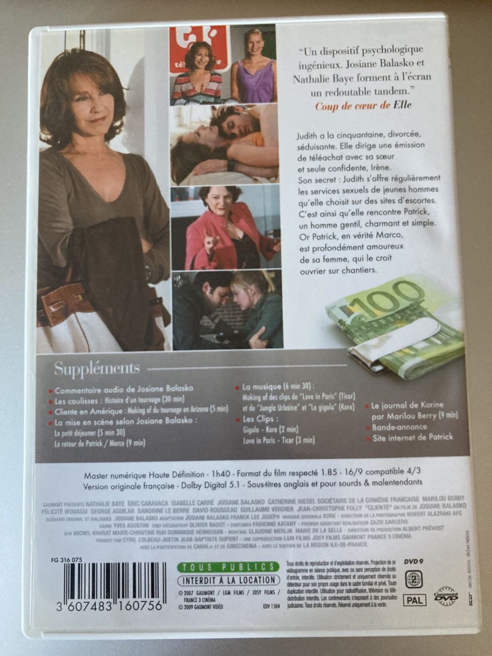 Alle DVDs: Cliente - Nathalie Baye Josiane Balasko – Gebraucht aus Neuchâtel von Rougesky 1