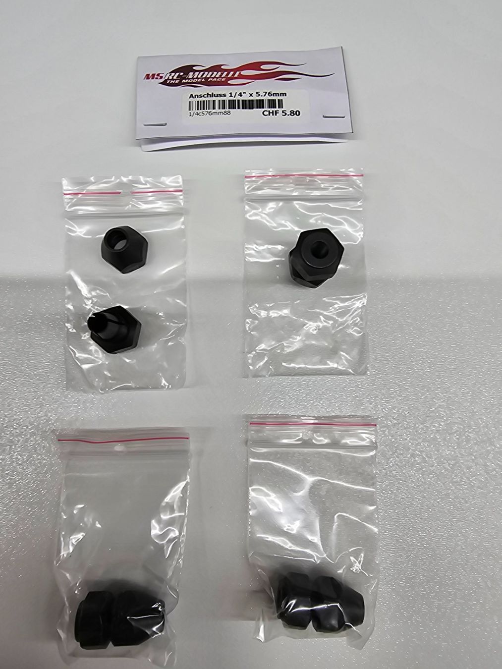 Modellismo RC: 4stk. Wellenanschluss M8 auf 1/4" – Nuovo e nell'imballaggio originale da Rüti ZH venduto da Madeira14