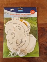 NEU Kindermasken zum Ausmalen 5 Stück / Tiere