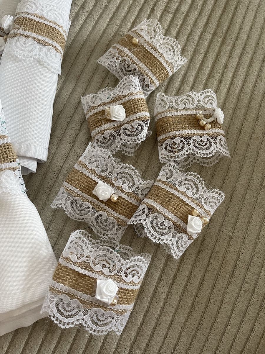 Altro in Decorazioni & Accessori: Ronds serviette mariage – Usato da St-Pierre-Clages venduto da Largomuch 2