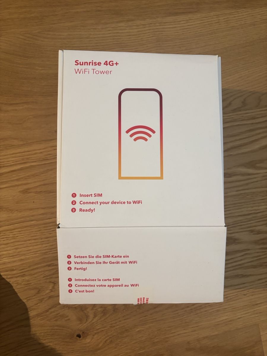 Sunrise Modem & Router: Sunrise 4G+ WiFi Tower neuwertig – Nuovo (secondo la descrizione) da Boppelsen venduto da H.Pack