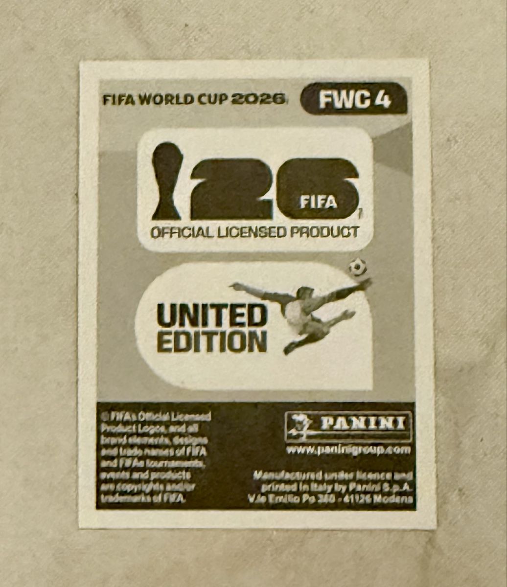 Panini Cartes à collectionner: Panini WM 2026!!! FWC 4 – Neuf (Voir description) à Oberentfelden par NunoLouro 1