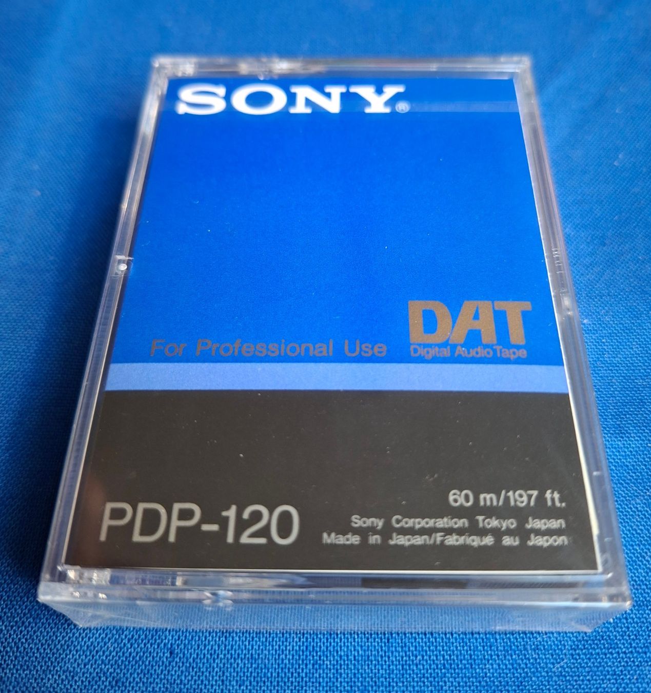 Musicassette: 1 SONY DAT Kassette PDP-120 – Nuovo e nell'imballaggio originale da Allmendingen b. BE venduto da MMC-MuMeCo