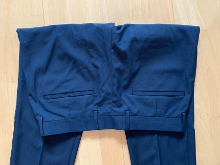 boohooMAN Herren Hose in Gr. 50 Kurzgrösse, D.Blau, NEU