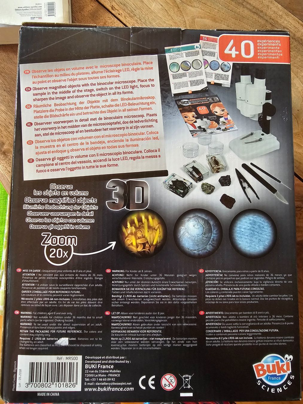 Microscopi: Microscope binoculaire Buki 3D neuf avec accessoires – Nuovo (secondo la descrizione) da Chardonne venduto da babimob 2
