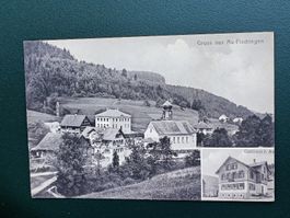 Alte PK / Gruss aus Au - Fischingen Gasthof zur Au ca. 1920