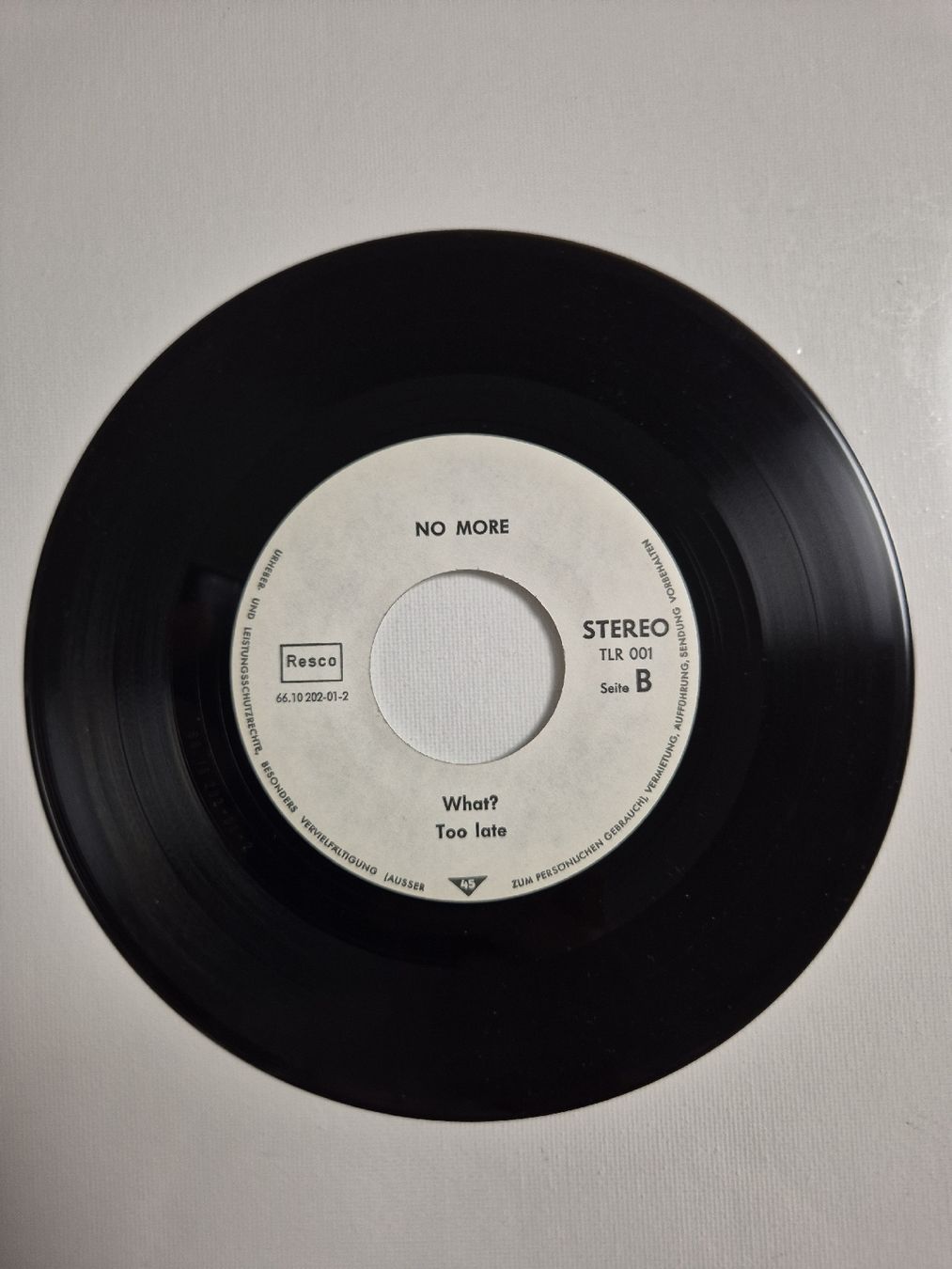Vinyles: No More -  Too Late - Single 7 – Neuf (Voir description) à Uster par newwave0 3