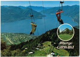 Locarno - 2 Bild AK Cardada