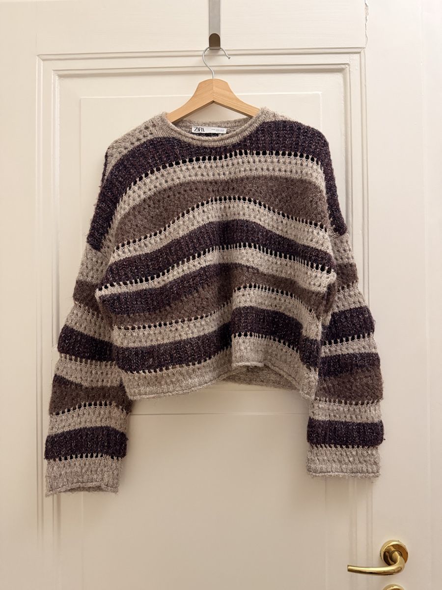Zara Maglioni & Felpe: Zara Striped Knit Sweater - Size M – Usato da Lausanne venduto da bea_z8jl