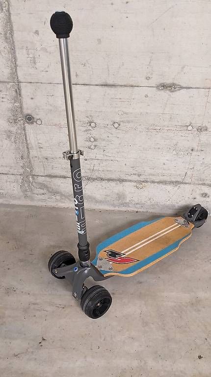Kickboard: Micro Kickboard Monster "Custom Blue/Grey" – Usato da Rothenthurm venduto da Rupar77