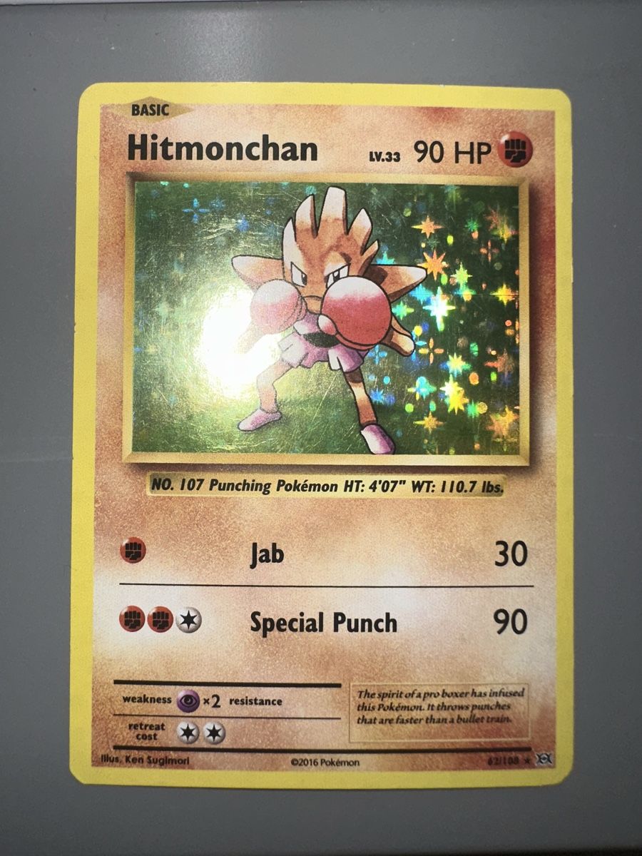 Pokémon Sammelbilder & Trading cards: Hitmonchan 62/108 Holo – Gebraucht aus Allschwil von DragoniteCollectible