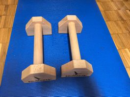 Turnbarren / Parallettes aus Holz für Calisthenics