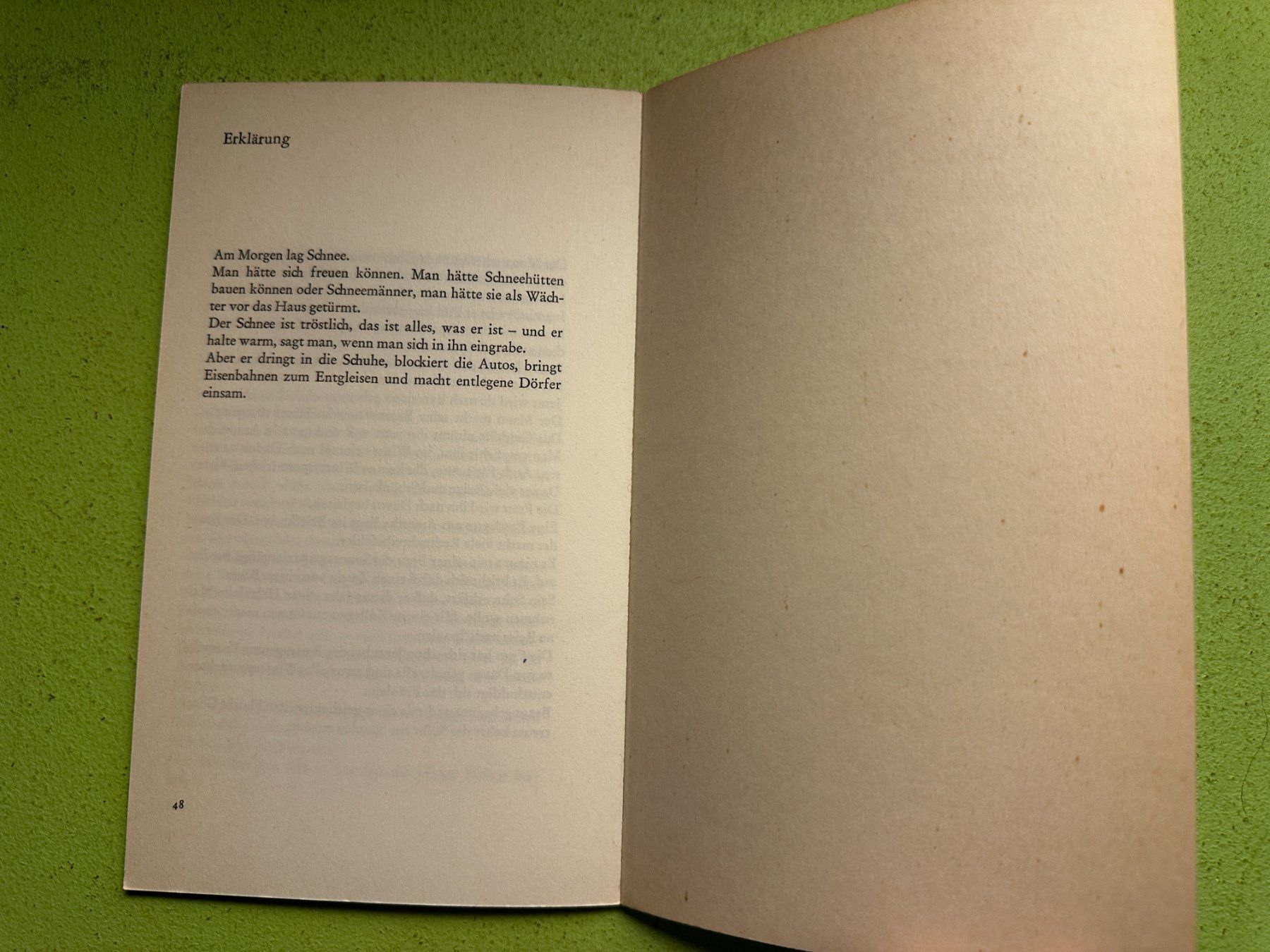 Libri: Peter Bichsel: Eigentlich möchte Frau Blum den Milchmann ... – Usato da Zürich venduto da allp 6