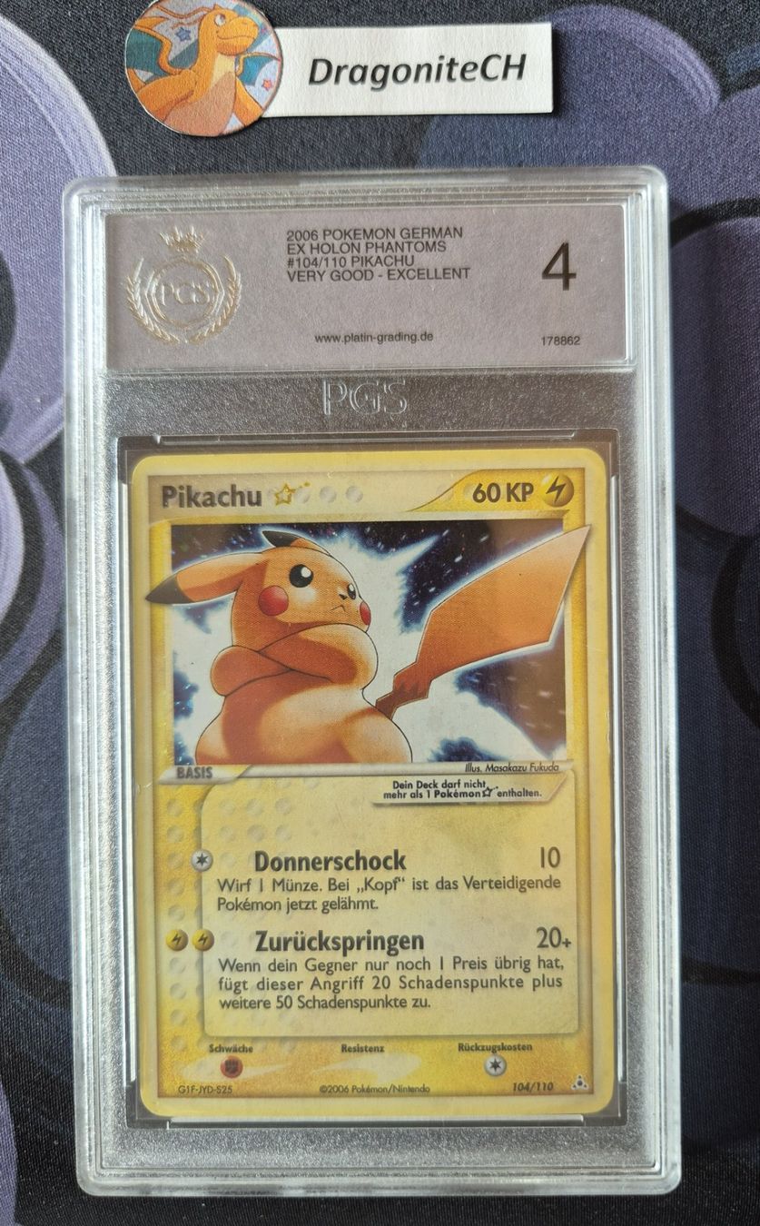 Pokémon Carte collezionabili: Pokemon Karte Pikachu Goldstar – Usato da Hünenberg venduto da DragoniteCH