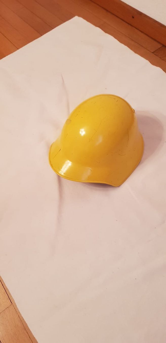 Antike Kleidung: Zivilschutzhelm / alte Ausführung / Helm – Gebraucht aus Zug von Qayqay0 4