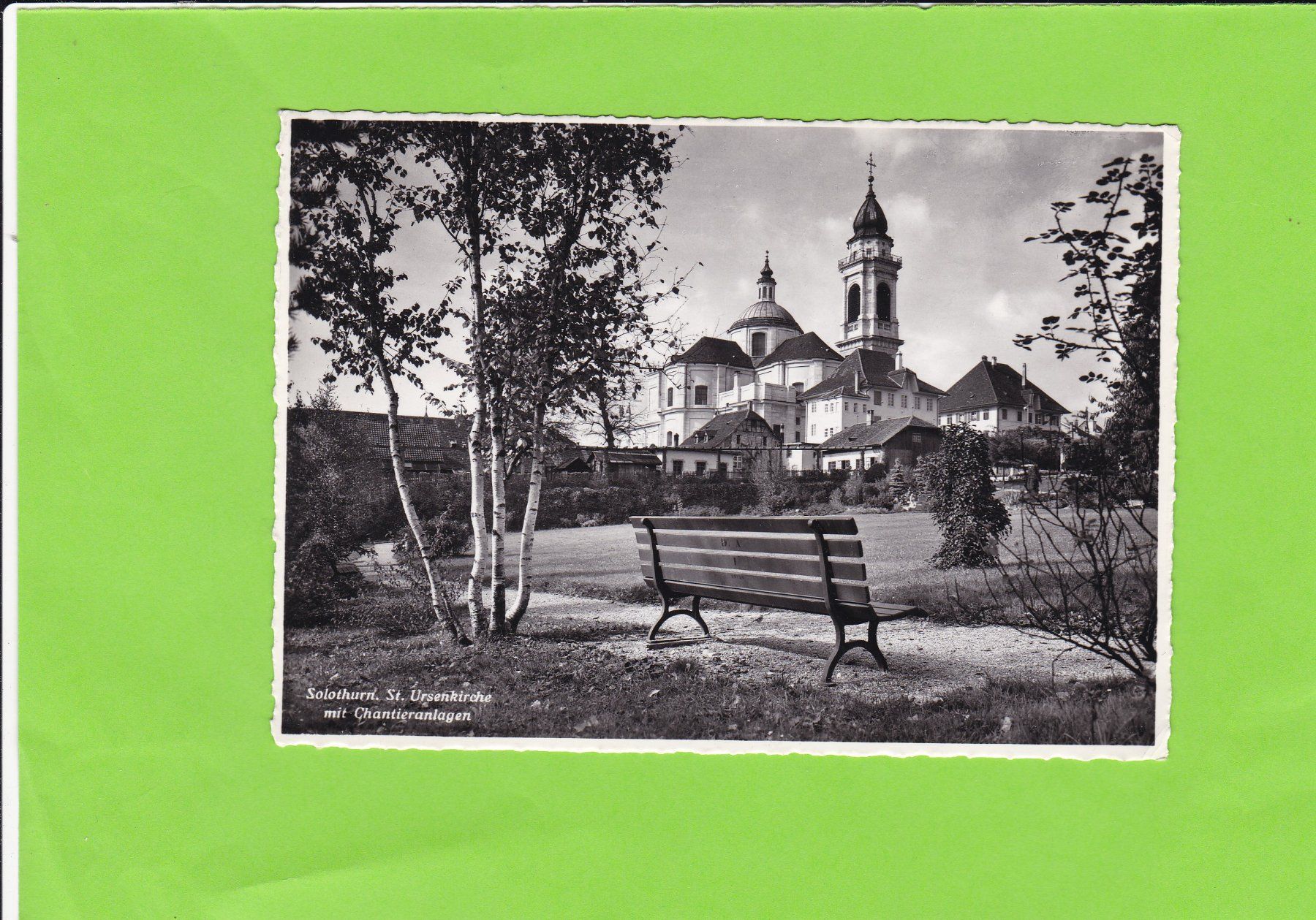 Cartoline postali: Solothurn, St. Ursenkirche – Usato da St. Peterzell venduto da neckertal
