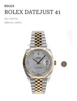 Rolex Datejust 41 mm Bicolor mit Diamanten