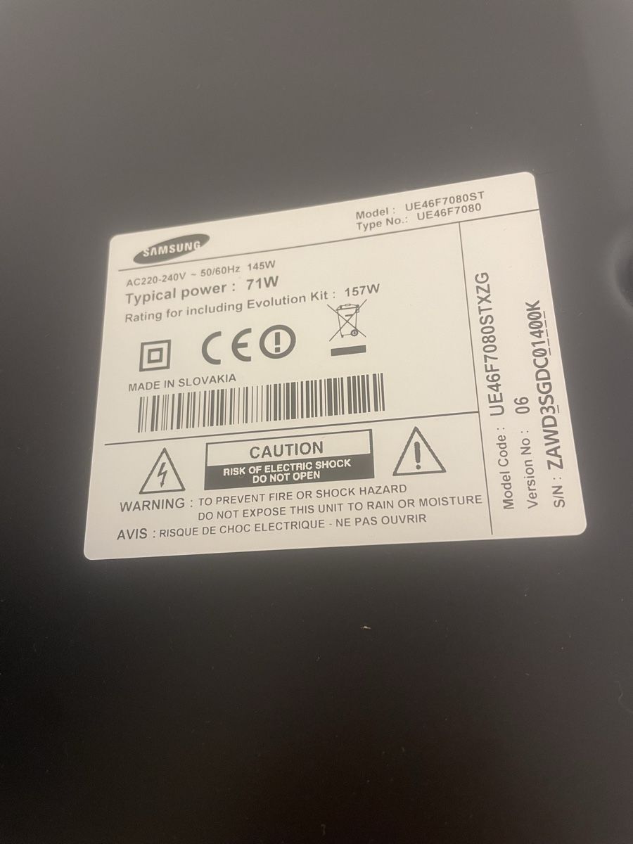 Televisori: Samsung Fernseher 46 Zoll – Usato da Luzern venduto da ine_9lbj 1