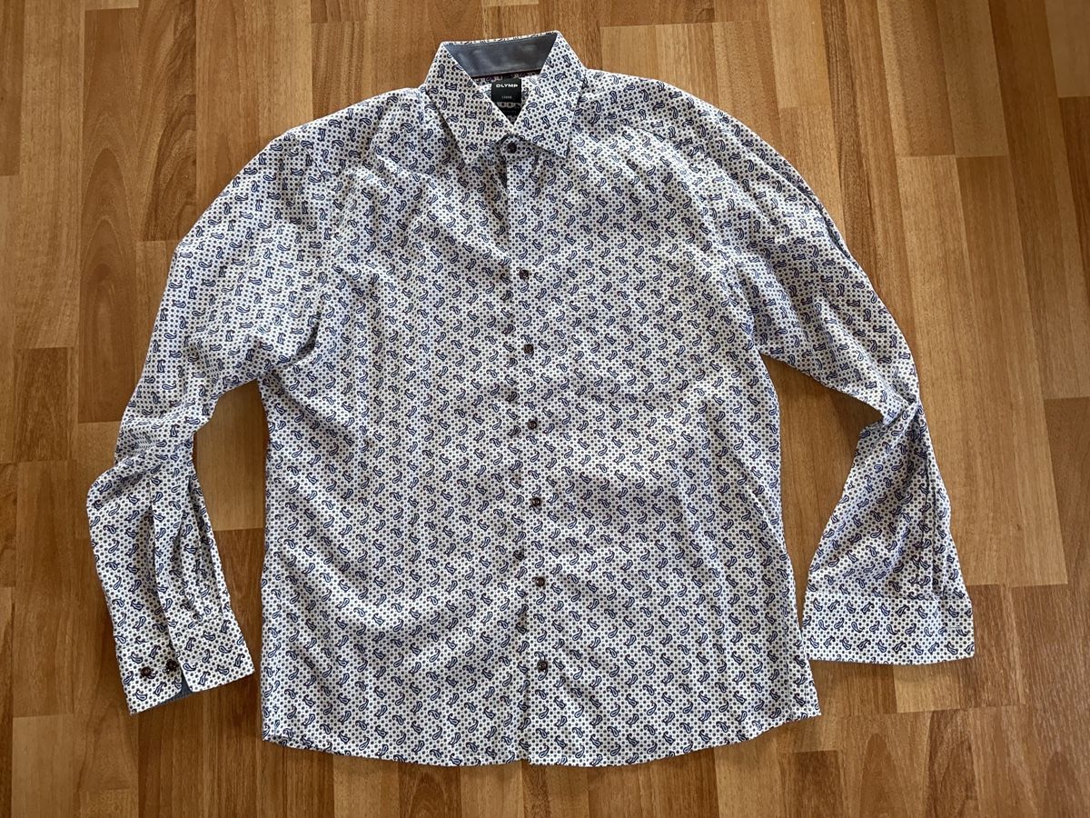 Hemden: Olymp Hemd, Grösse 42/16.5, Modern Fit einf. Brustweite 60cm – Gebraucht aus Heiden von fam_797q