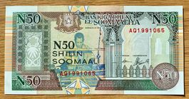 50 Shilin Somalie 1991 UNC!!!