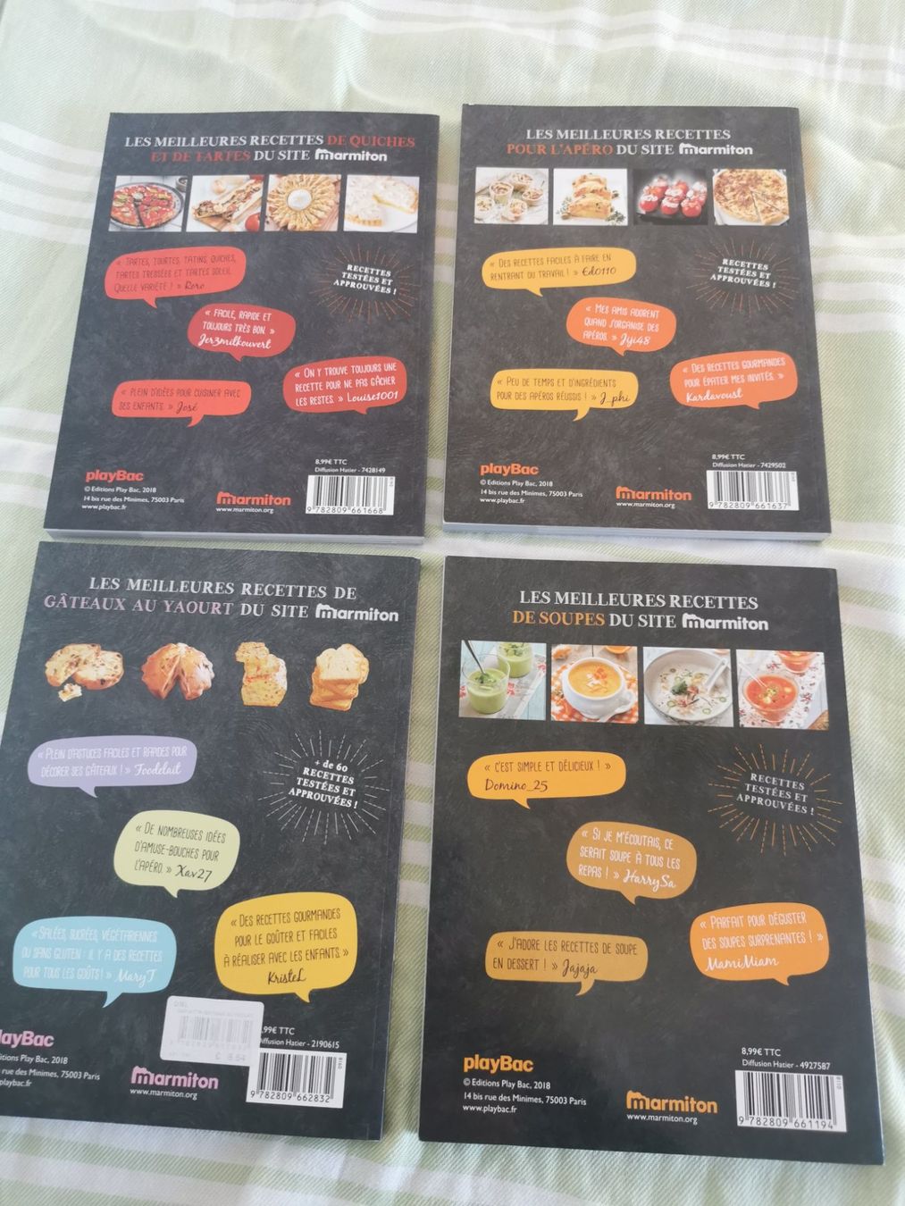 Libri: 4x livre cuisine Marmiton – Nuovo (secondo la descrizione) da Peyres-Possens venduto da vevette65 1