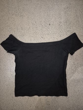 Schwarzes Carmen Top