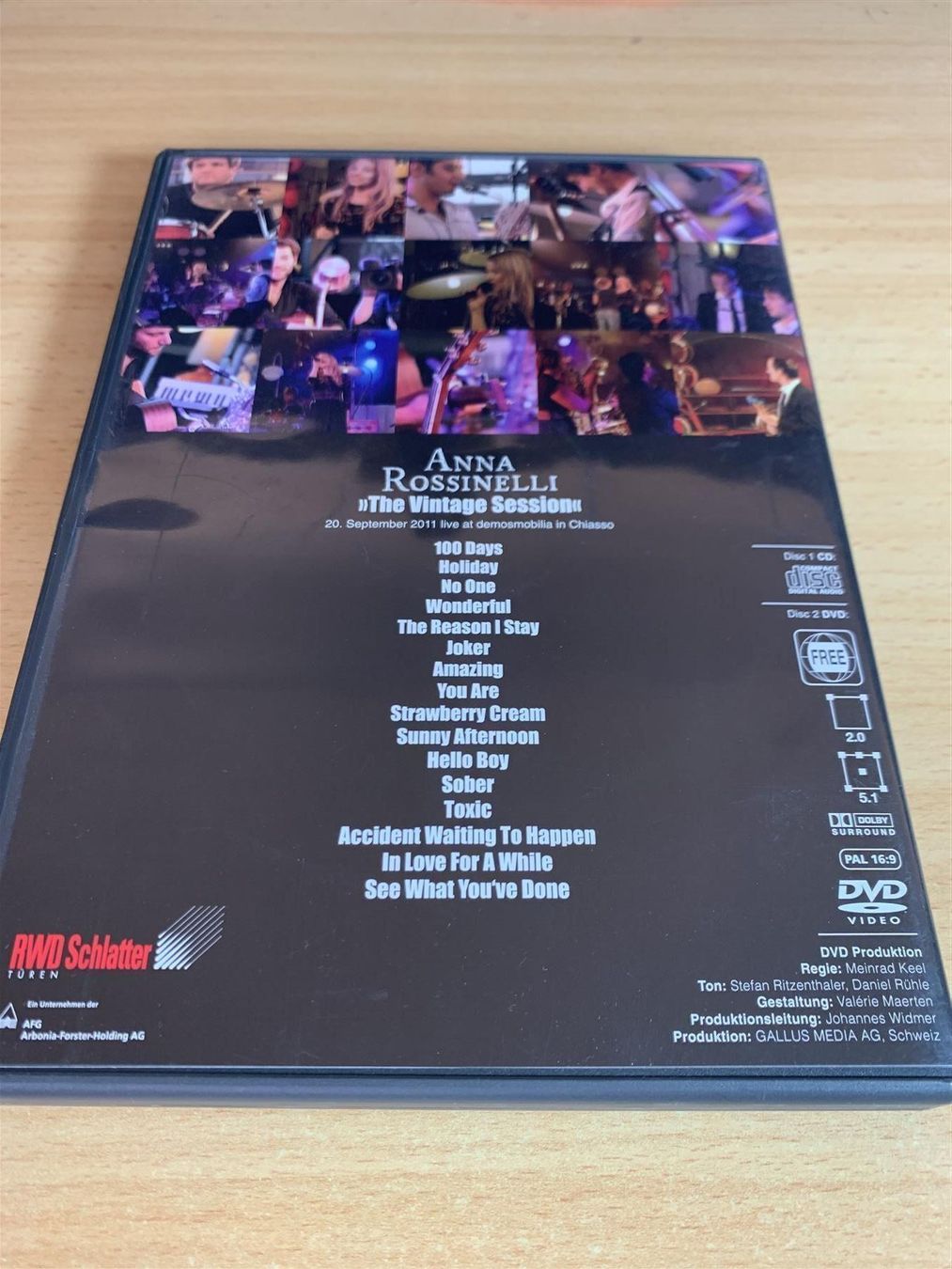 CDs: Anna Rossinelli – The Vintage Session - CD & DVD – Gebraucht aus Rikon im Tösstal von Alpenmutz 1