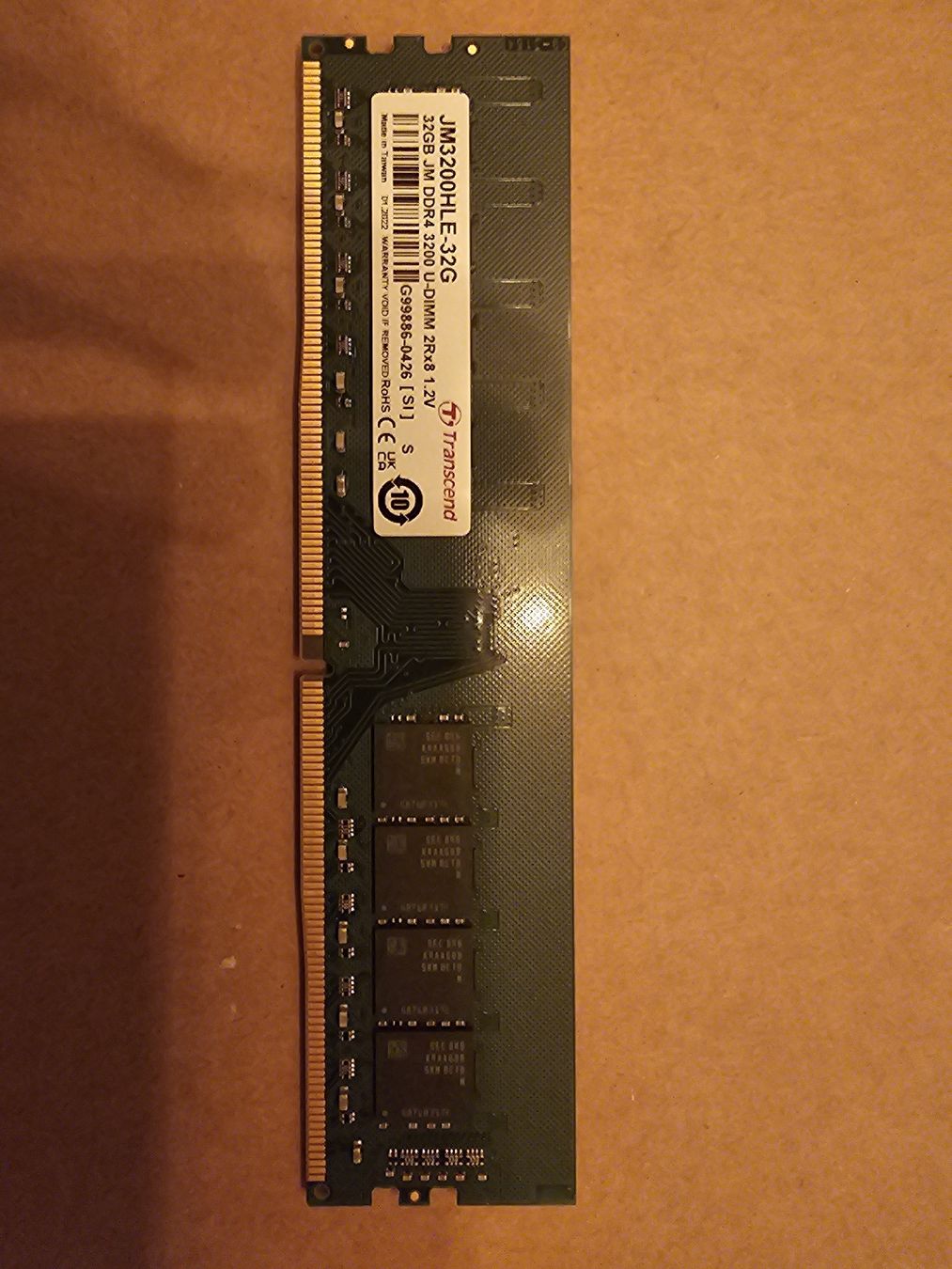 Componenti elettronici: Transcend 32GB DDR4 3200 U-DIMM RAM – Usato da Luzern venduto da Oli_s6r8